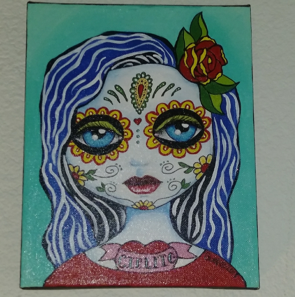 Día de los Muertos Painting